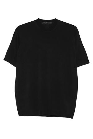 T-shirt in viscosa leggera nera LOW BRAND | LM26001D001